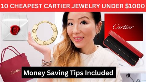 cartier under 1000|cheapest cartier jewelry.